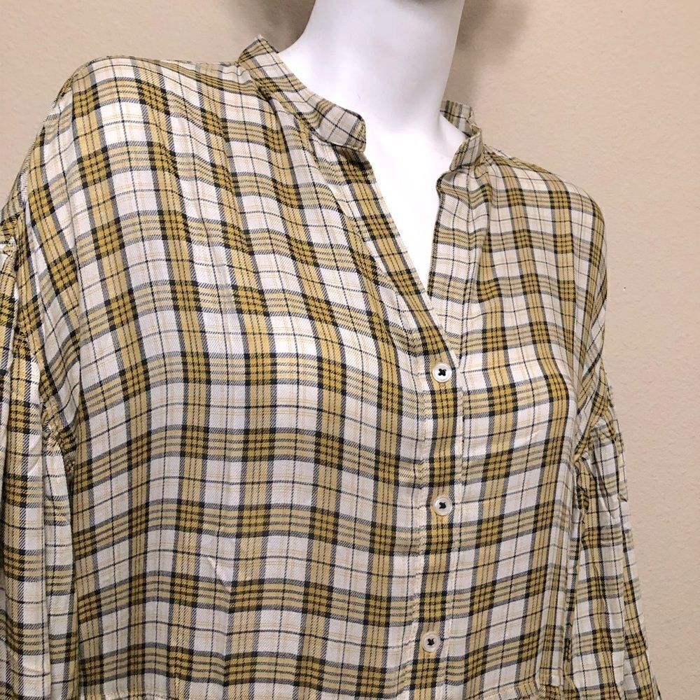 Max Studio 3/4 Sleeve Shirt Dress Size Large - Picture 4 of 10